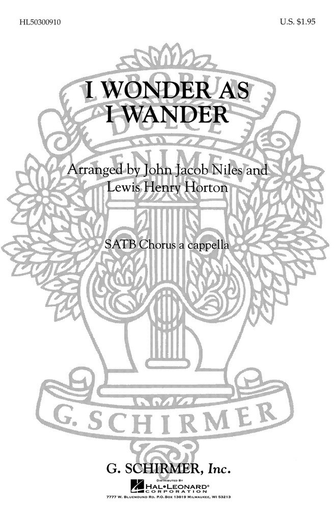 I Wonder As I Wander